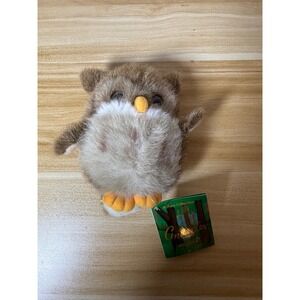 ALFA+ Animates Nature Collection Horned Owl Plush‎ Stuffed Animal Toy 6"
